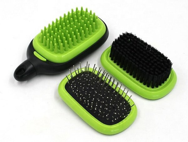 HandH Pets Multi-Functional Dog and Cat Grooming Brush Kit