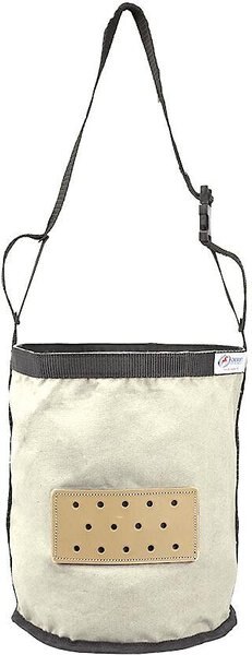 Derby Originals Leather Vented Canvas Horse Feed Bag