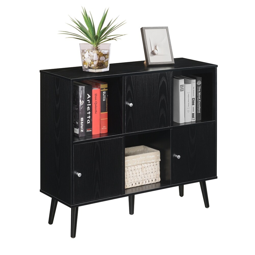 Convenience Concepts Xtra Storage 3x2 3 Door Cabinet Console Table