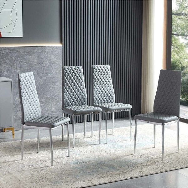 Modern simple style dining chair set of 4