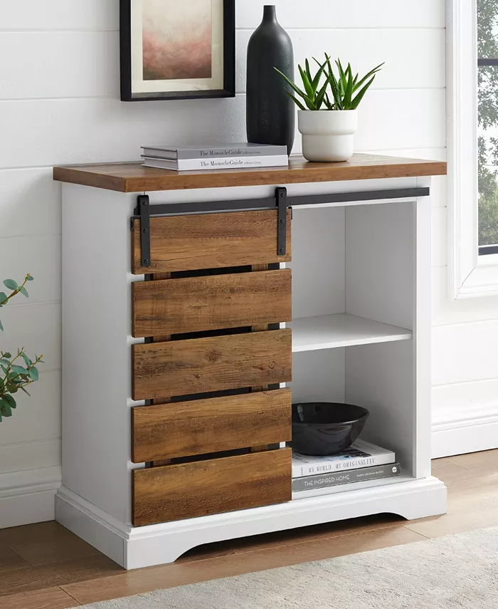 Walker Edison 32 Rustic Farmhouse Tv Stand