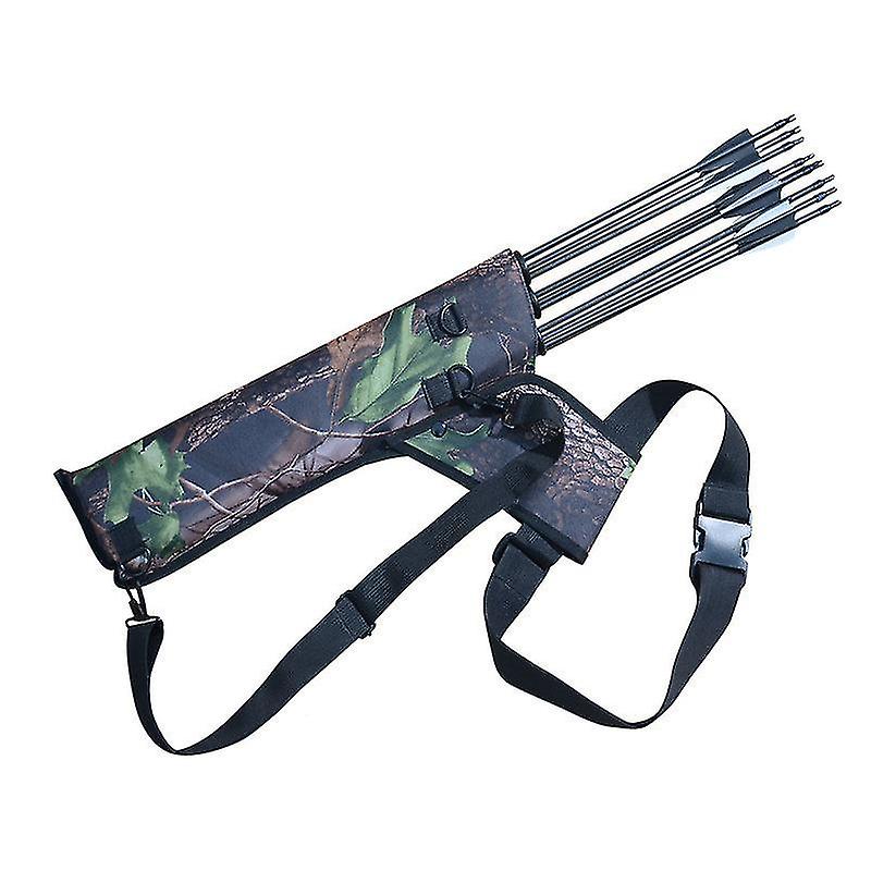 Three Tube Arrow Pot Quiver Double Strap Can Be Shoulder Back Waist Archery Arrow Archery Archery Accessories Bow And Arrow Bag