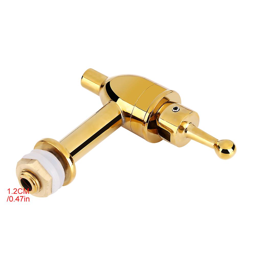 Copper Faucet Tap Wine Beer Barrel Beverage Drink Dispenser Replacement Spigot Golden(1.2 Cm)