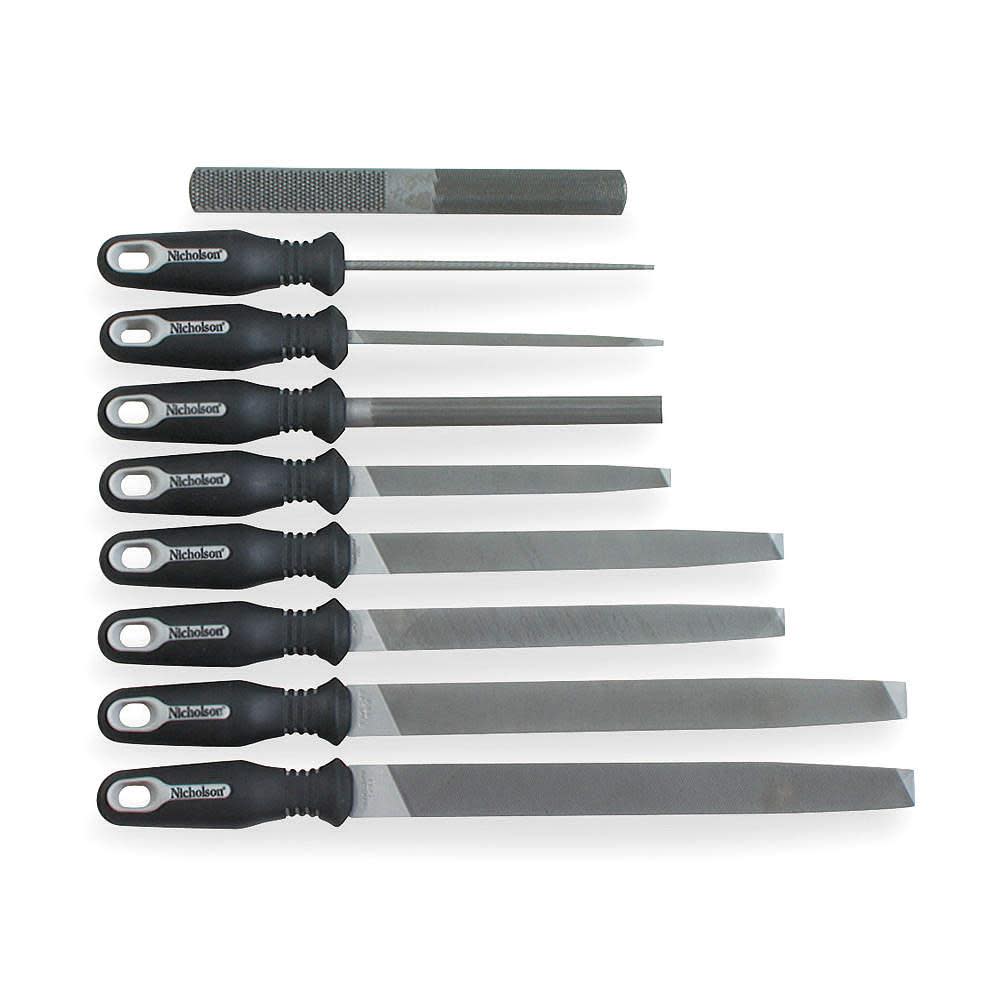 Ergonomic File Set 9 piece ;