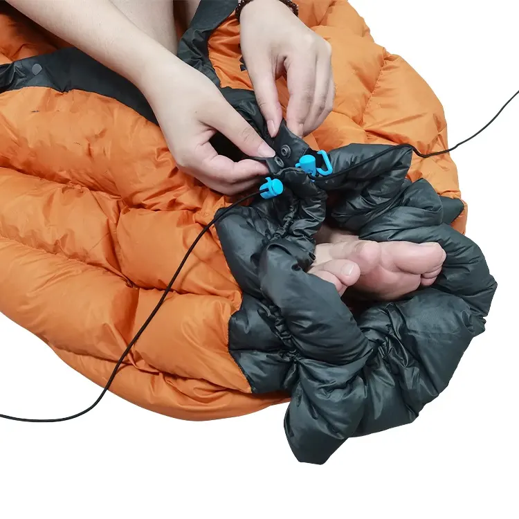 5 in 1 Ultra Duck Down Blanket Windproof Waterproof  Light Weight Sleeping Bag portable hammock for outdoor camping and hiking