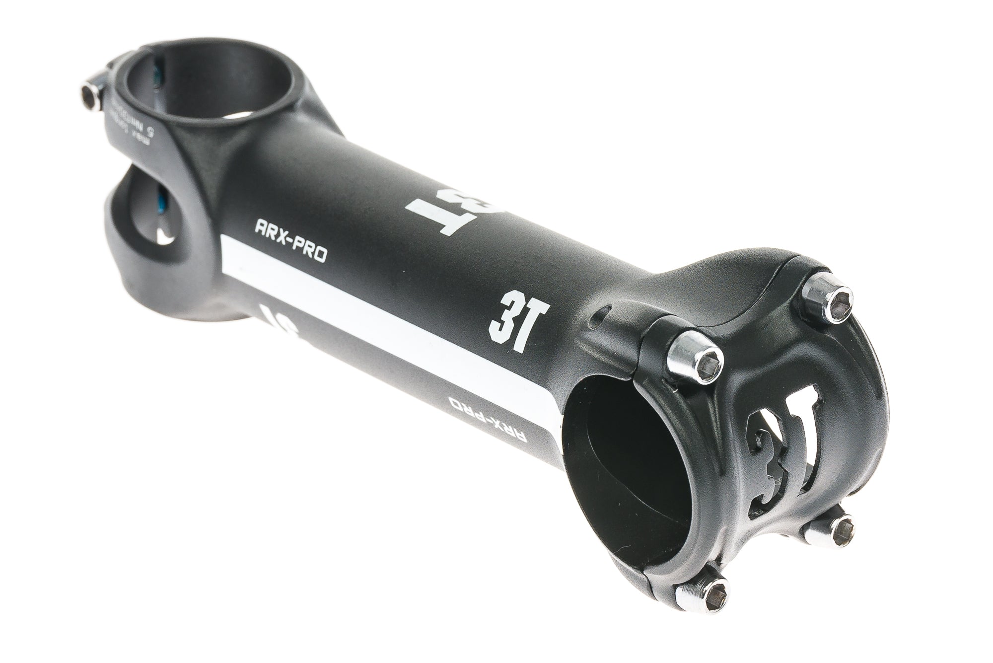 3T ARX-PRO Aluminum Stem 31.8mm Clamp 130mm 6 Degree Black/White