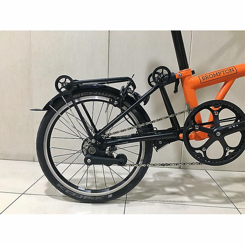 Born Pretty Aceoffix Bicycle Small Shelf Ultralight Rear Rack Mini Saving Power Tow Small Wheels For Brompton Aluminum Alloy