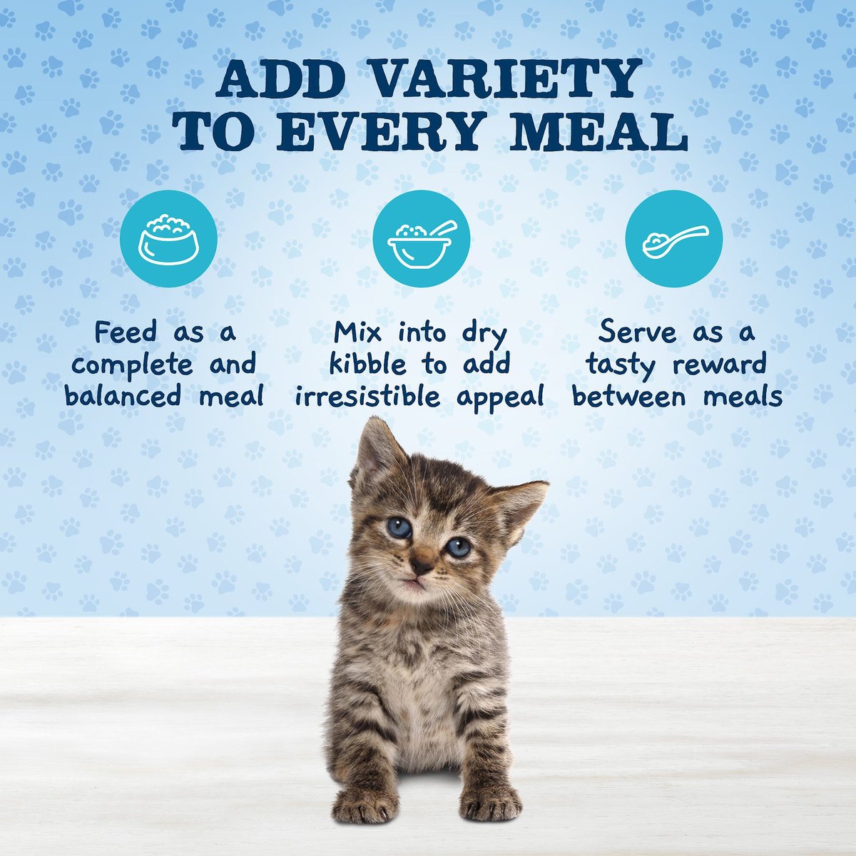 Blue Buffalo Baby Blue Healthy Growth Formula Grain-Free High Protein Variety Pack Kitten Wet Food， 3-oz can， case of 6