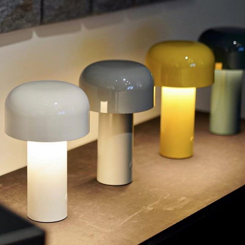 LED Creative Mushroom Rechargeable Table Lamp