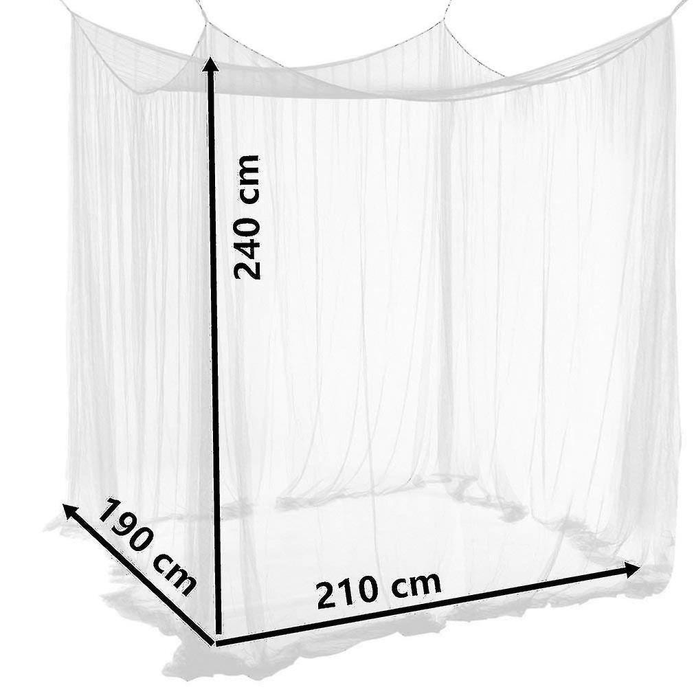 Polyester Fabric Canopy Beautiful Bed Canopy Mosquito Net Size Double Bed Mosquito Net White 210 X 1