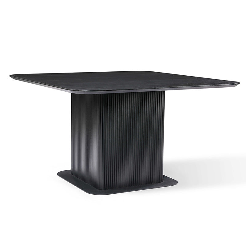 KENZI Square Dining Table  120cm - Black