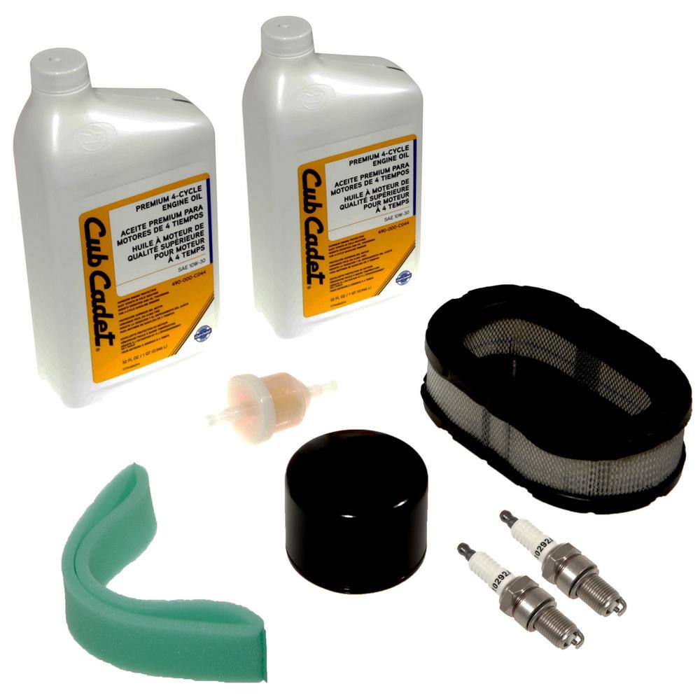 Cub Cadet Engine Maintenance Kit for Lawn Tractors and RZT Mowers with Kohler 7000 Series Twin Cylinder Engine 490-950-C051