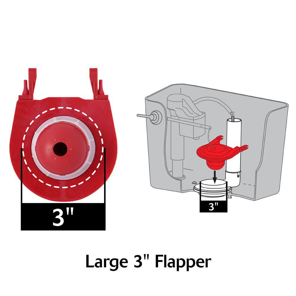 Korky QuietFILL Platinum Fill Valve and 3 in. Flapper Kit 830MCM