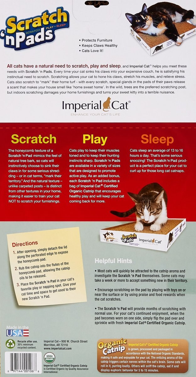 Imperial Cat Scratch'n Pad Cat Scratcher