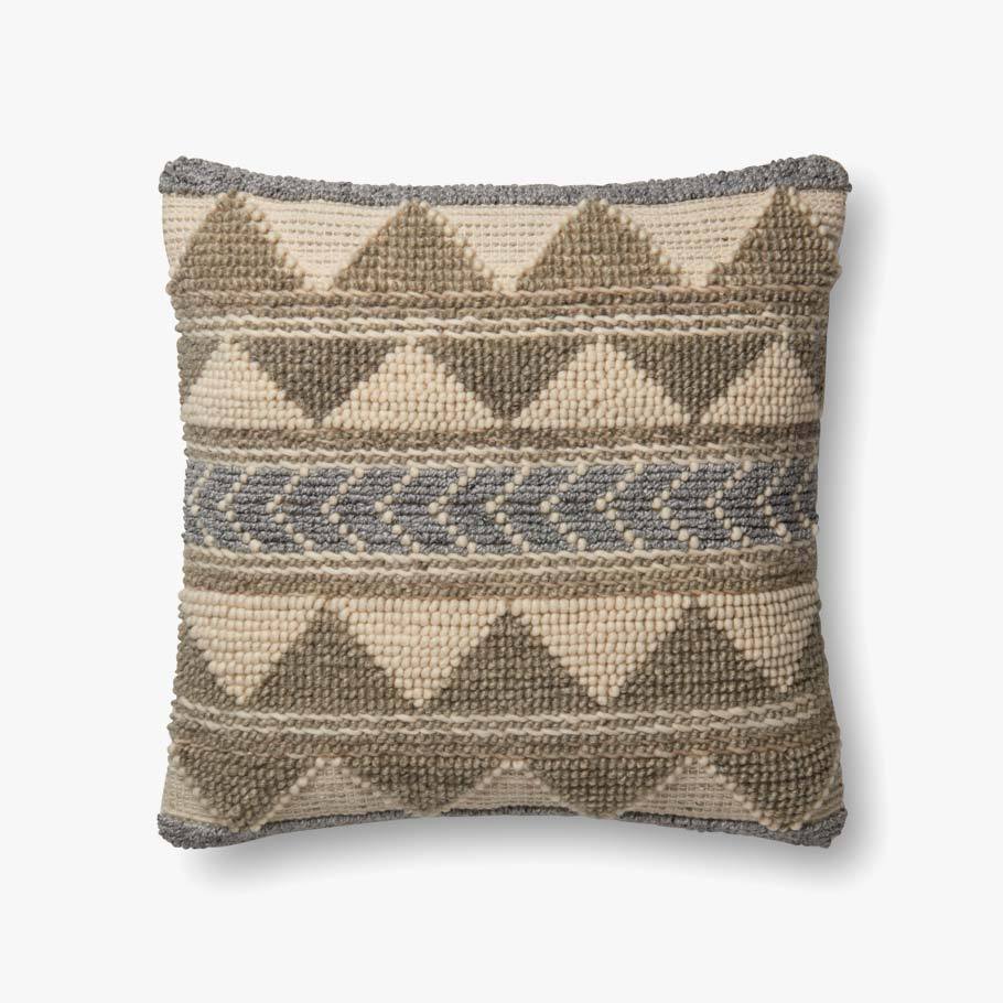 Grey & Ivory Pillow