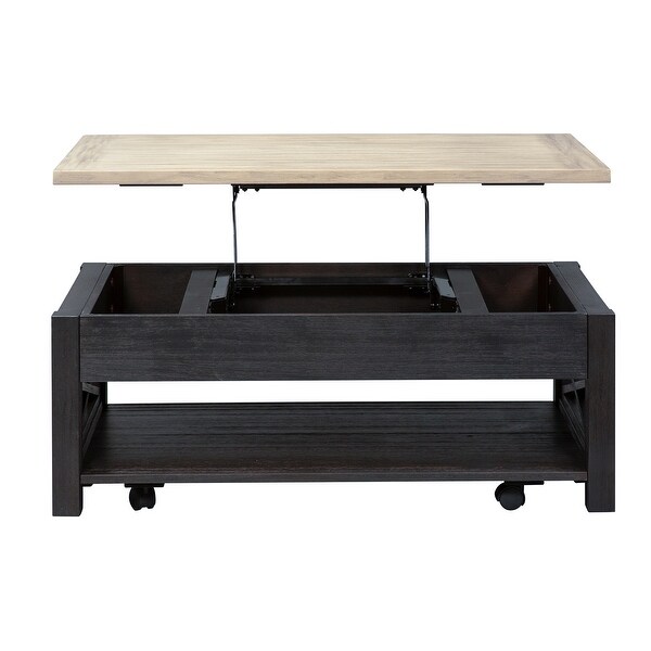 Heatherbrook Charcoal and Ash Opt 3 Piece Set (1-Cocktail 2-End Tables)