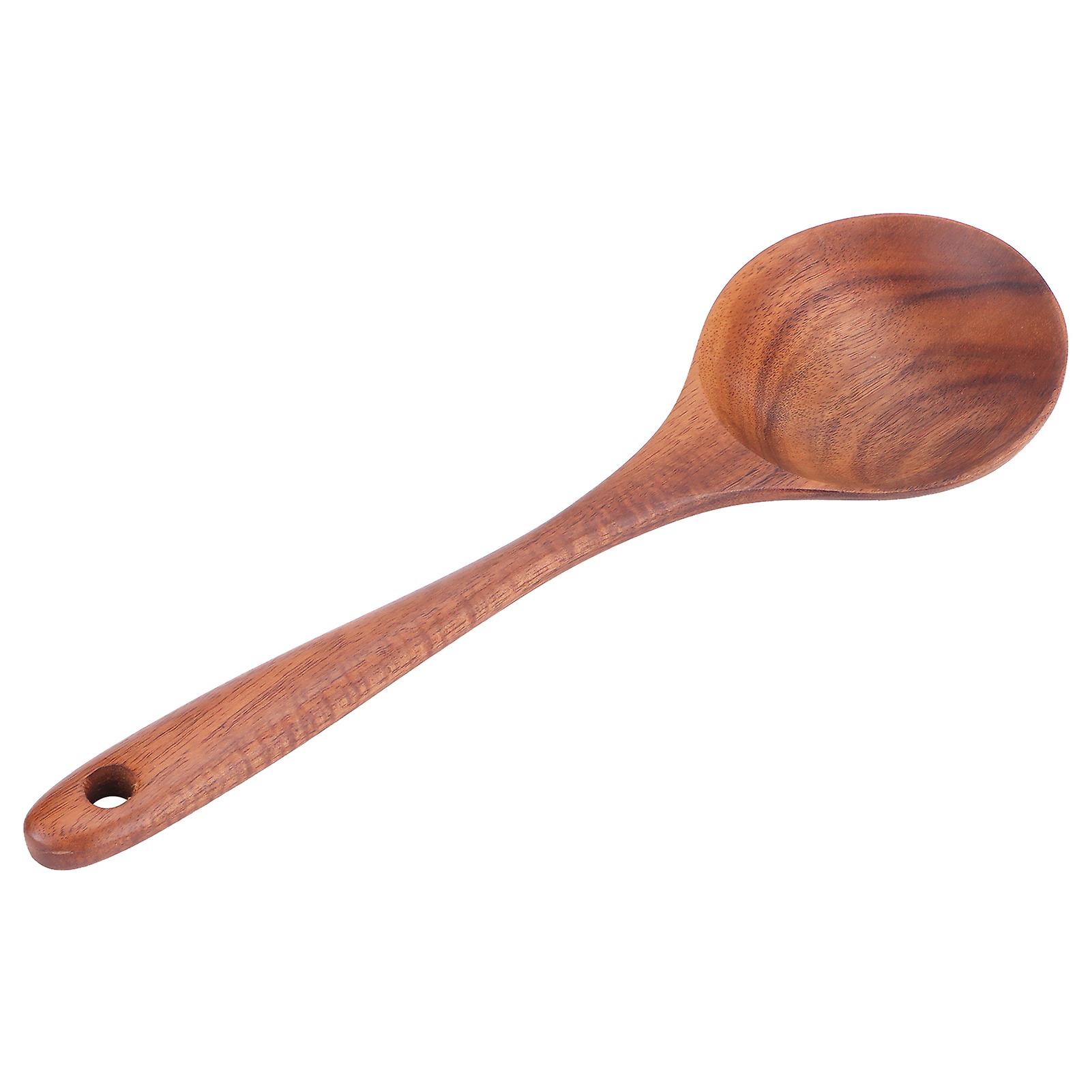 Teak Mixing Spoon Wooden Nostick Cooking Spoon Butter Stirring Spoon For Home Kitchen