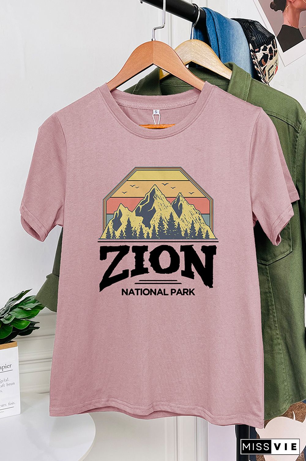 Zion National Park Graphic T-Shirt Wholesale