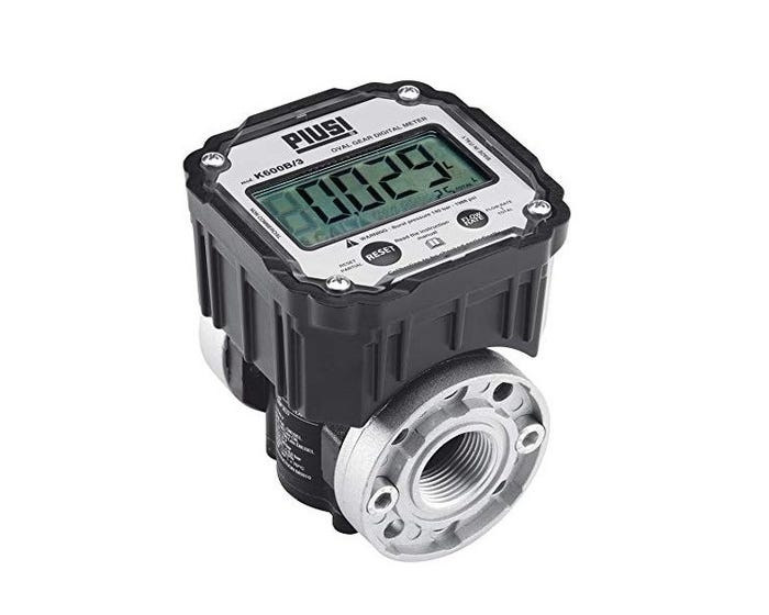 Piusi K600B-3 Digital Flow Diesel Pulser Meter - F00492020