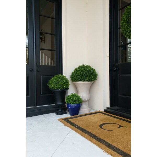 Faux Boxwood Topiary