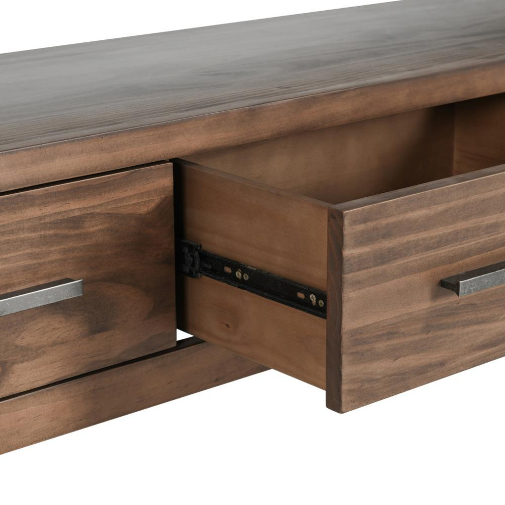 Fenmore 3 Drawer Tv Stand By Kosas Home   Transitional   Entertainment Centers And Tv Stands   by Kosas  Houzz