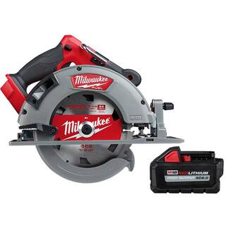 MW M18 FUEL 18-Volt Lithium-Ion Brushless Cordless 7-14 in. Circular Saw with 6.0 Ah Battery 2732-20-48-11-1865