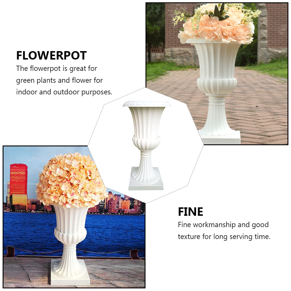 Frcolor Flower Potplanter Flowerpot Urn Column Wedding Romangarden Outdoor Pillar Planters Pots Vintageplants Stand Decorative