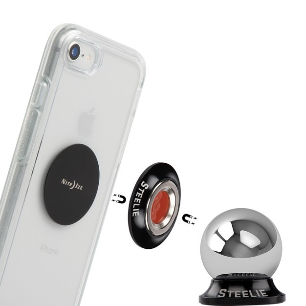 Nite Ize Steelie Orbiter Dash Mount Kit Magnetic Cell Phone Holder For Car Dashboard