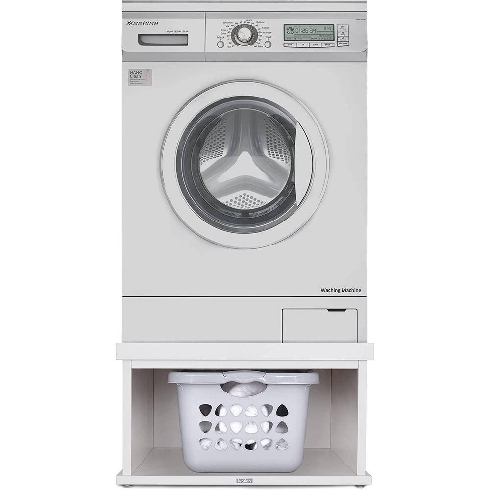 Ivation 29.92 in. Laundry Pedestal in White to Fit All Machines IVAWMP