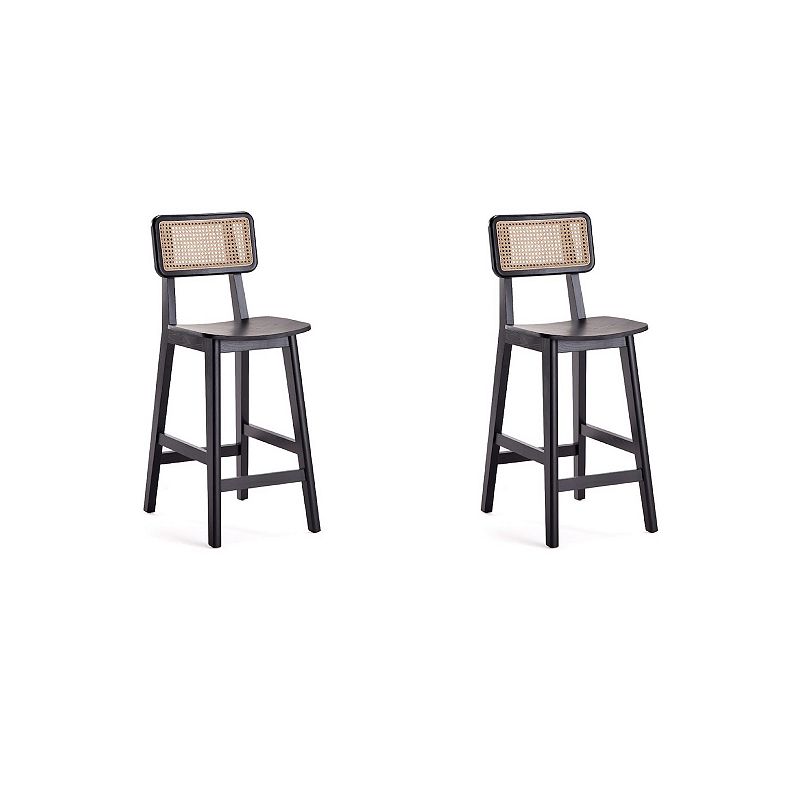 MANHATTAN COMFORT Versailles Counter Stool 2-piece Set