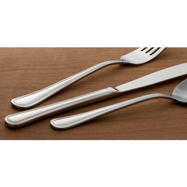 Oneida 74pc Stainless Steel Hollis Flatware Set