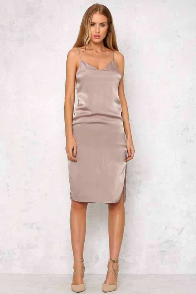 Oakland Midi Dress Mocha