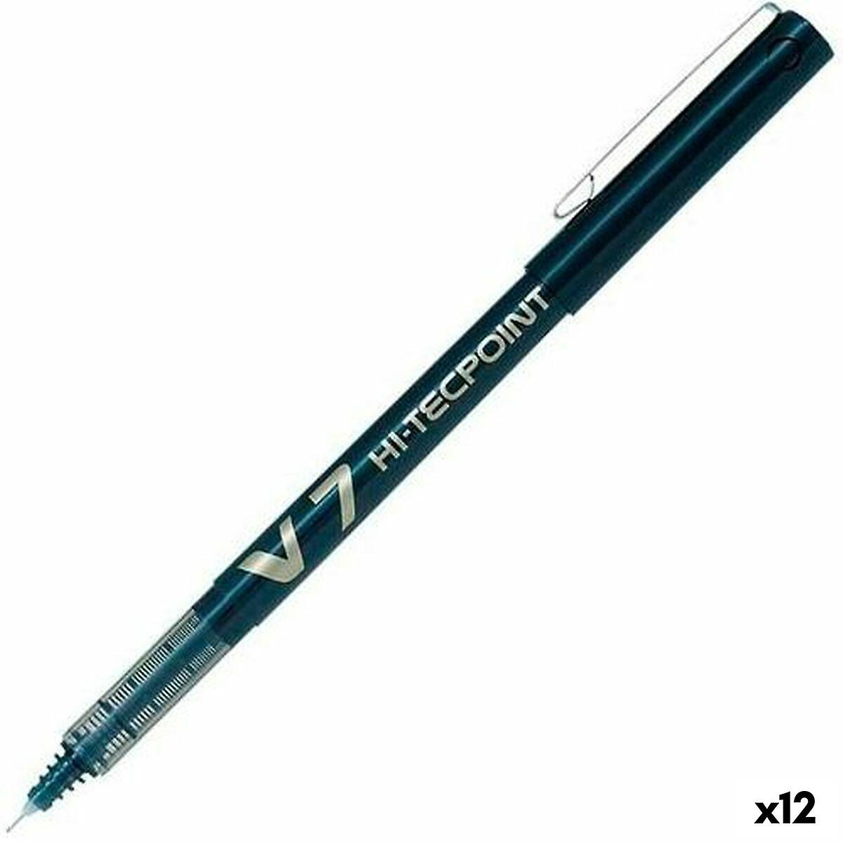 Crayon Roller Pilot V7 Noir 0，5 mm Aiguille (12 Unités)