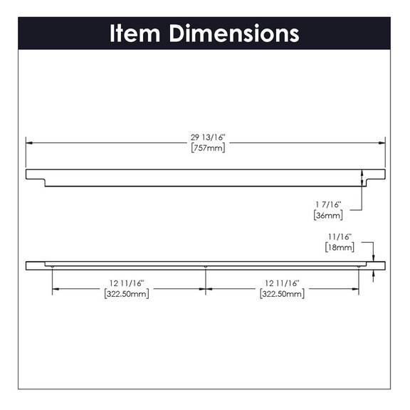 Hickory Hardware C02H075748 AL Austere Collection ...