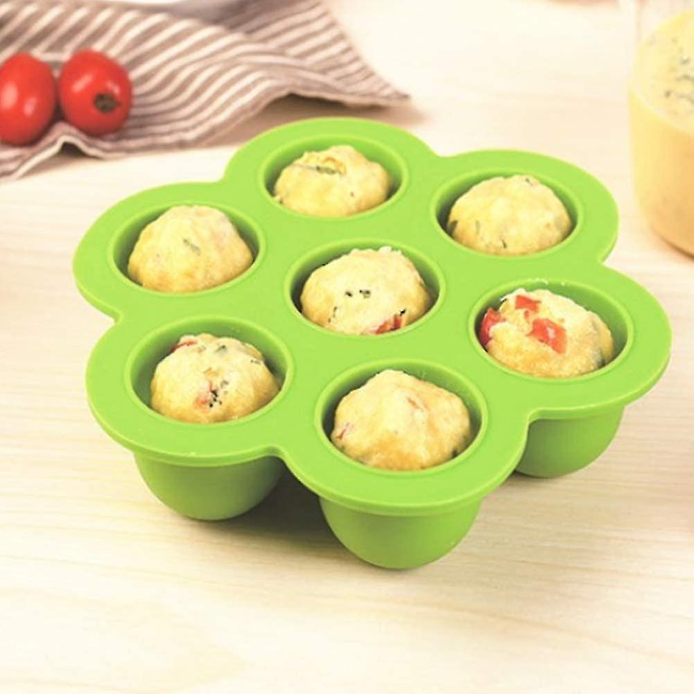 7 Hole Portable Silicone Egg Bites Mold For Instant Pot By Sensible Needs Reusable Kitchen Cooker