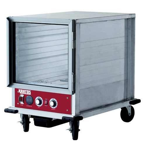 Kratos 28W-154 Half-Size Non-Insulated Holding/Proofing Cabinet with Clear Door， 120V， 1440W