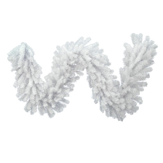 Vickerman Artificial Crystal White Garland