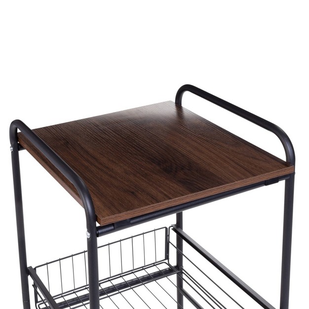 Honey can do 3 Tier Slim Rolling Cart With Pull Out Baskets