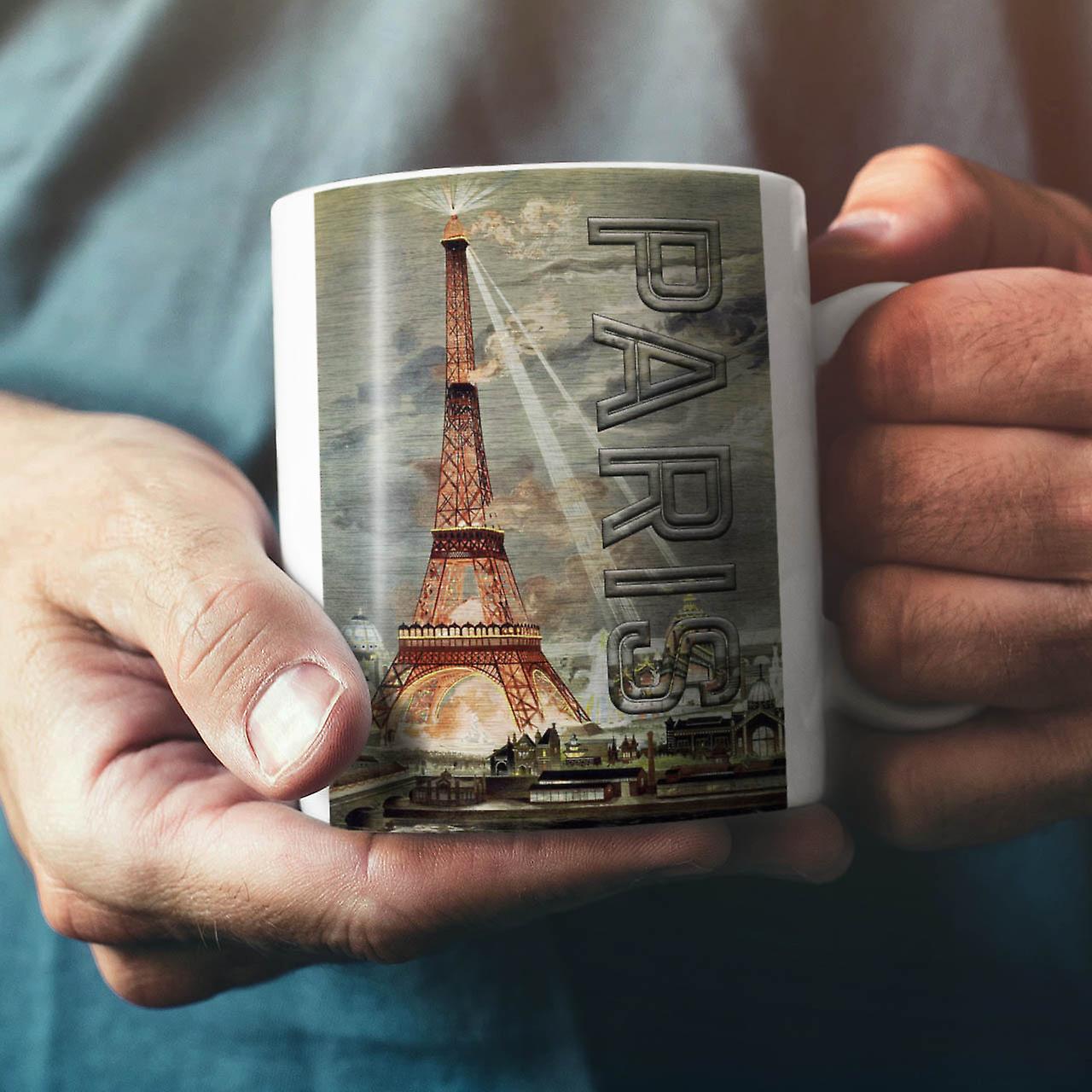 Light Urban Landmark NEW White Tea Coffee Ceramic Mug 11 oz | Wellcoda