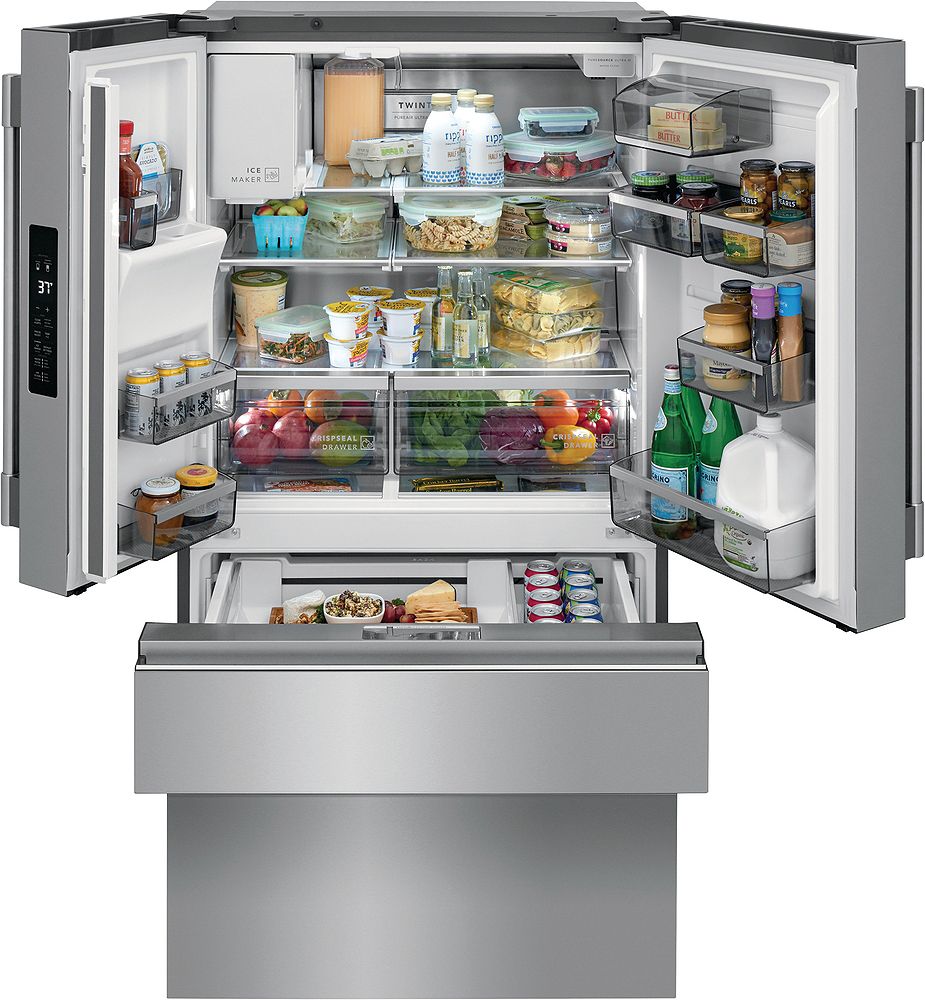 Frigidaire Professional 21.4 Cu. Ft. Smudge-Proof Stainless Steel Counter Depth 4-Door French Door Refrigerator