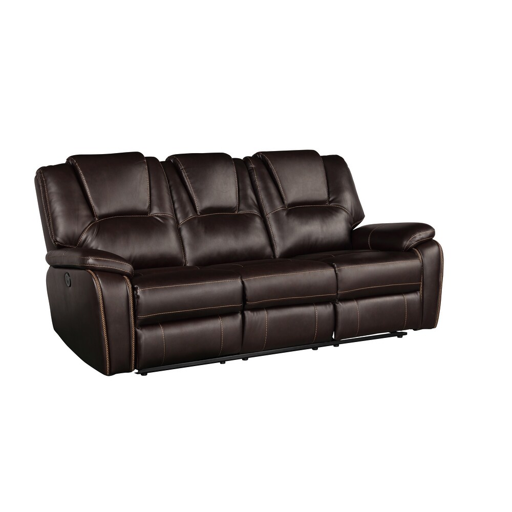 Hong Kong Transitional Style 2PC/3PC Power Reclining   USB Charger Port Sofa Made with Wood