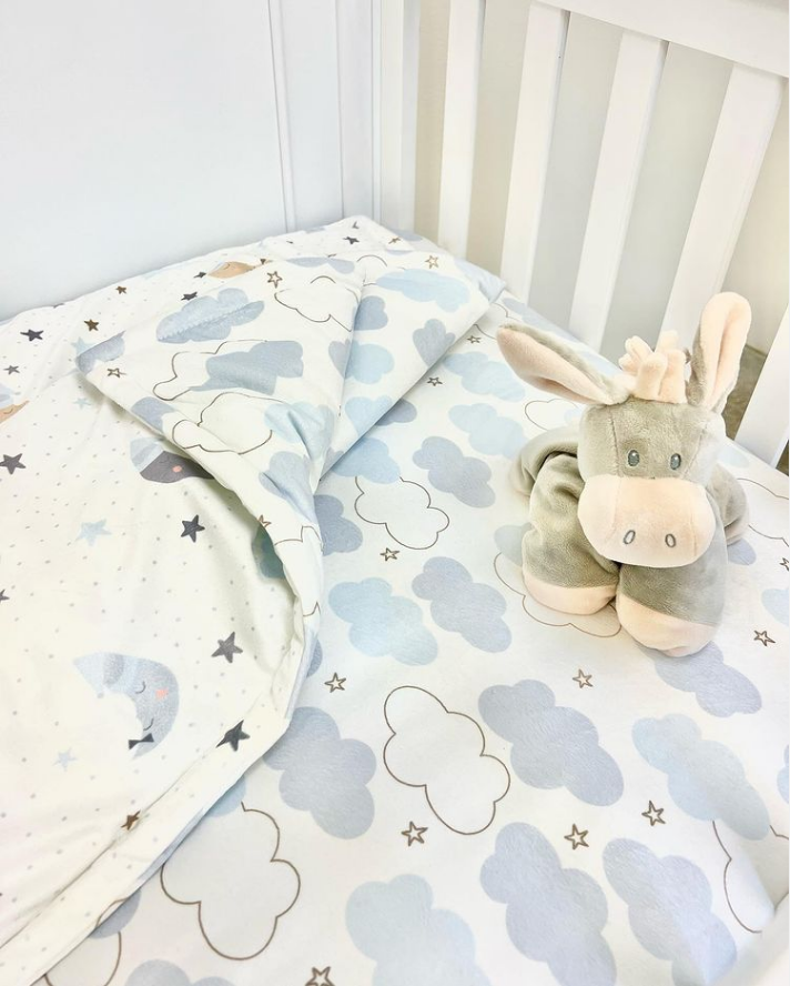 Goodnight Little Moon Reversible Soft & Plush Oversized Baby Blanket