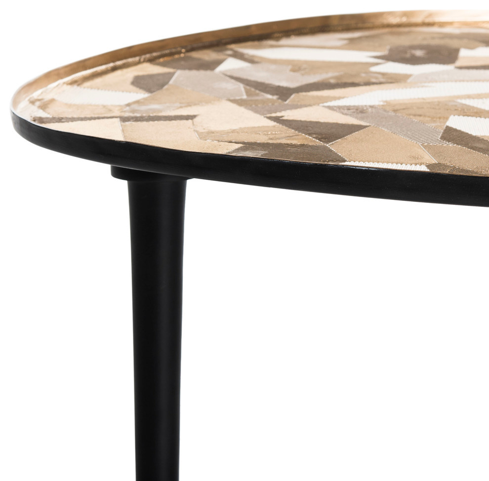 Hera Oval Side Table   Midcentury   Side Tables And End Tables   by HedgeApple  Houzz