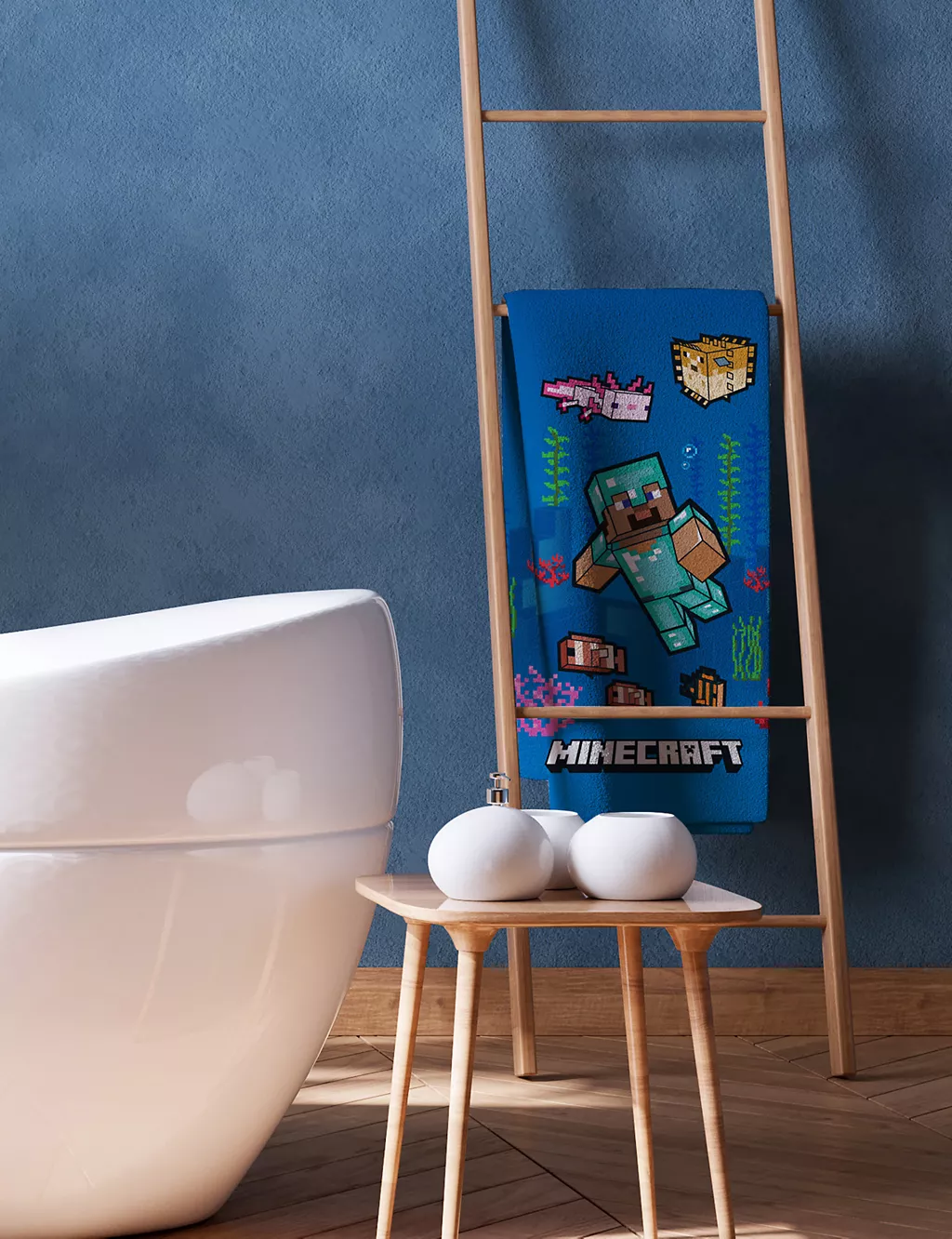 Pure Cotton Minecraft? Kids' Bath Towel