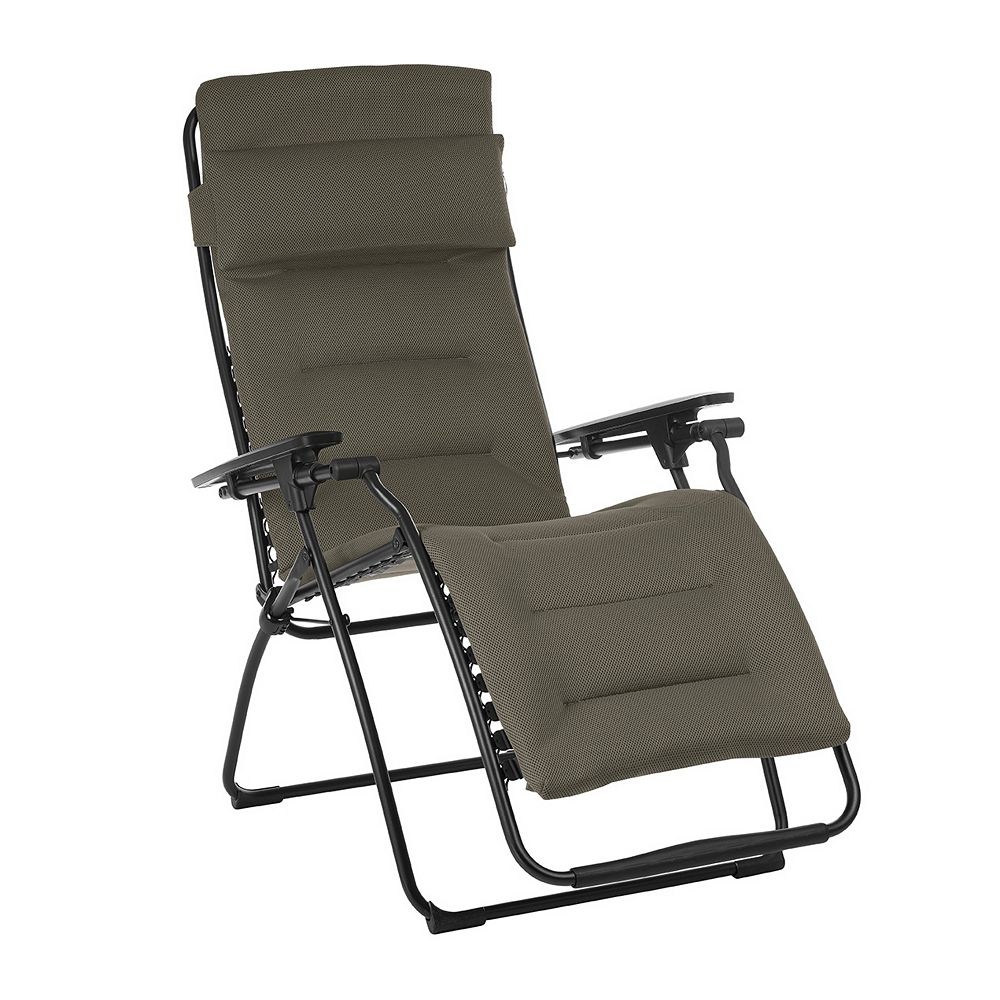 Lafuma LFM3123-7057 Futura Air Comfort XL Series Outdoor Relaxation Chair， Taupe