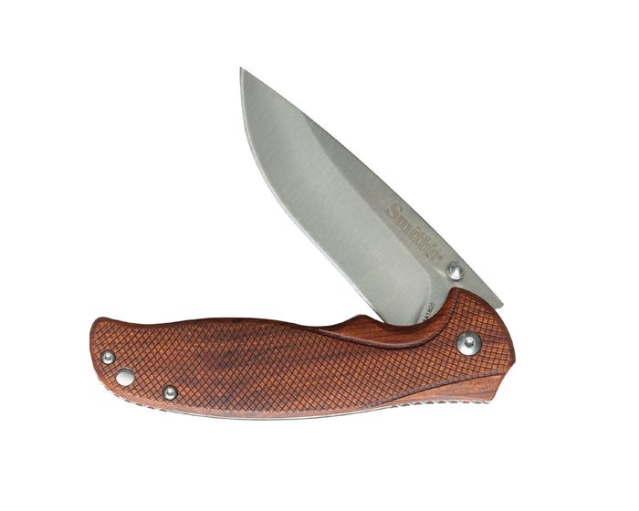 Smiths Adaha Wooden Handle Knife - 51011