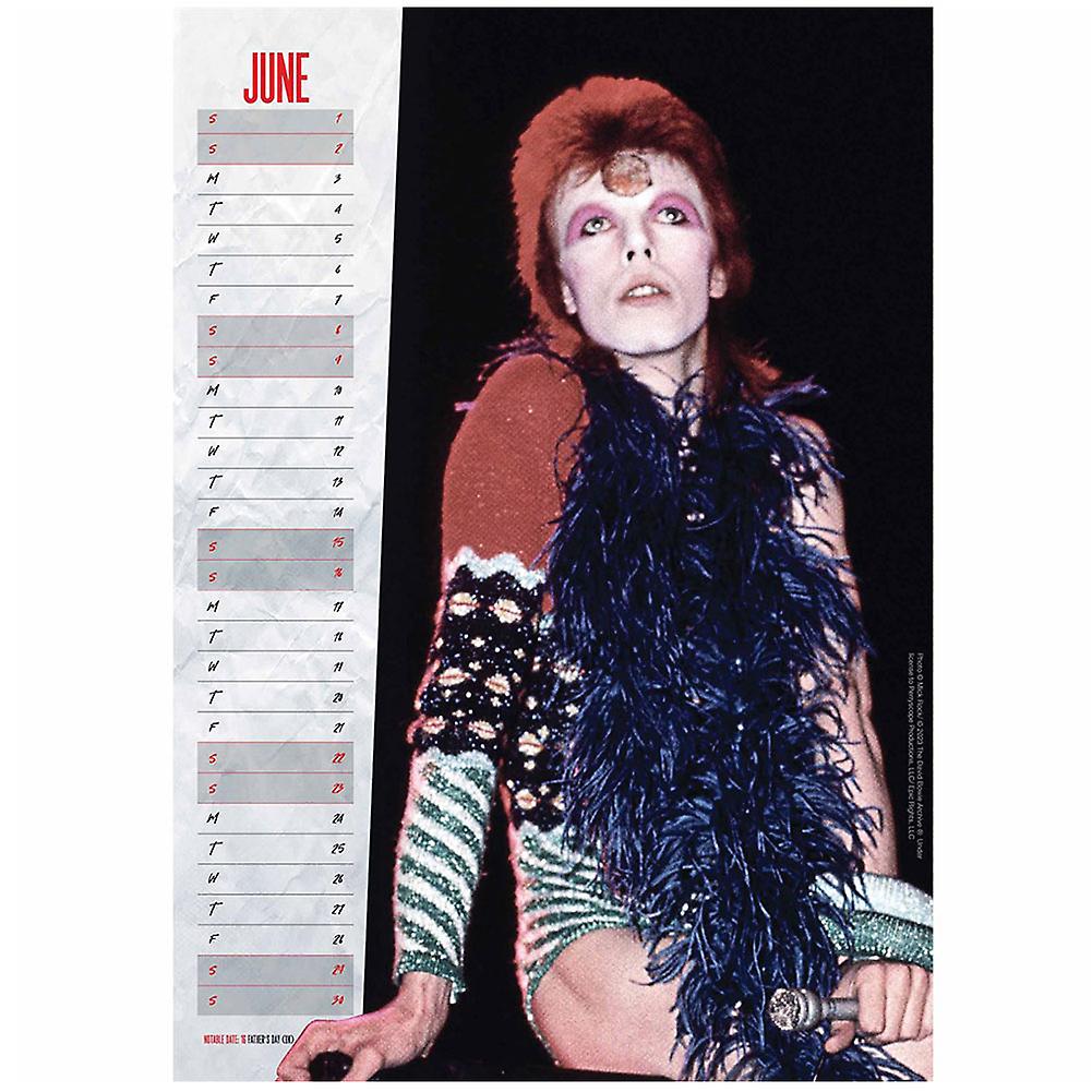 David Bowie 2024 A3 Wall Calendar