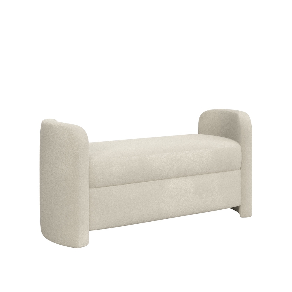 Leven Upholstered Bench with Arms