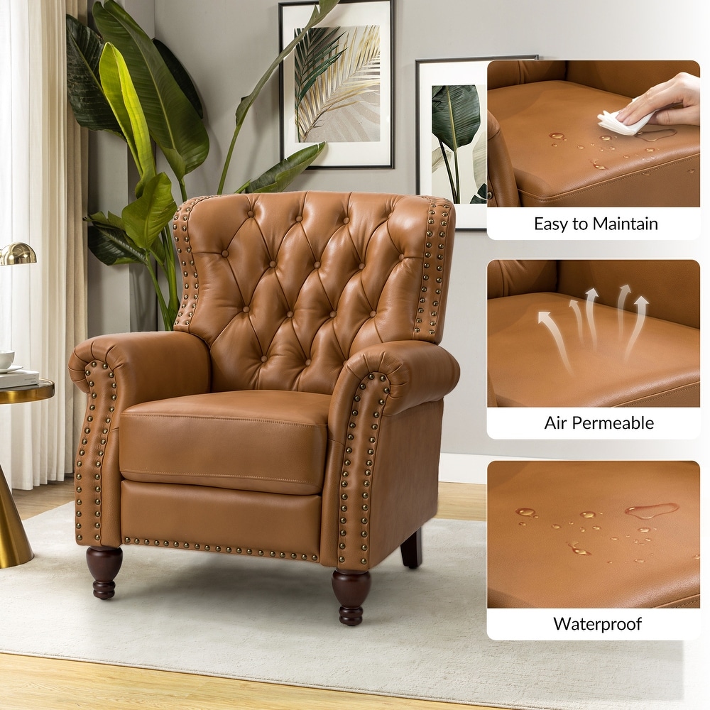 Justine Traditional Genuine Leather Nailhead 34.5\