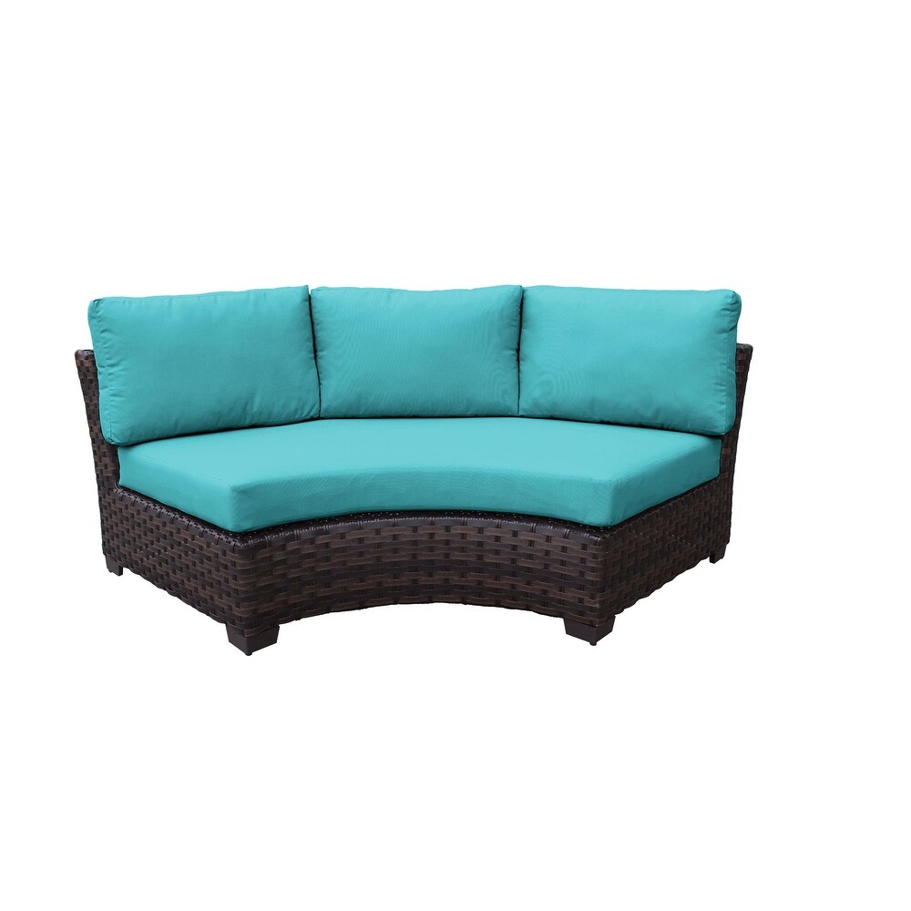 Kathy Ireland River Brook Wicker 4 piece Outdoor Patio Set